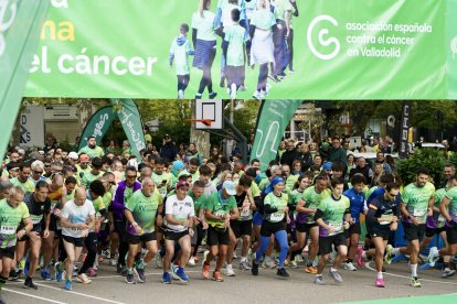 Celebración de la XV edición de Valladolid En Marcha Contra el Cáncer.