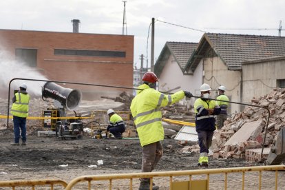 Derribo de edificios y estructuras aledañas a la estación de Valladolid-Campo Grande