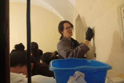 Inédito descubrimiento de alumnos de la UVA en las Descalzas Reales de Valladolid.