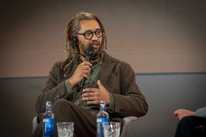 El director de 'Dao', Alain Gomis, en la rueda de prensa de presentación