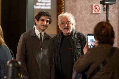 El director de 'Prosecution', Faraz Shariat, en la rueda de prensa de presentación