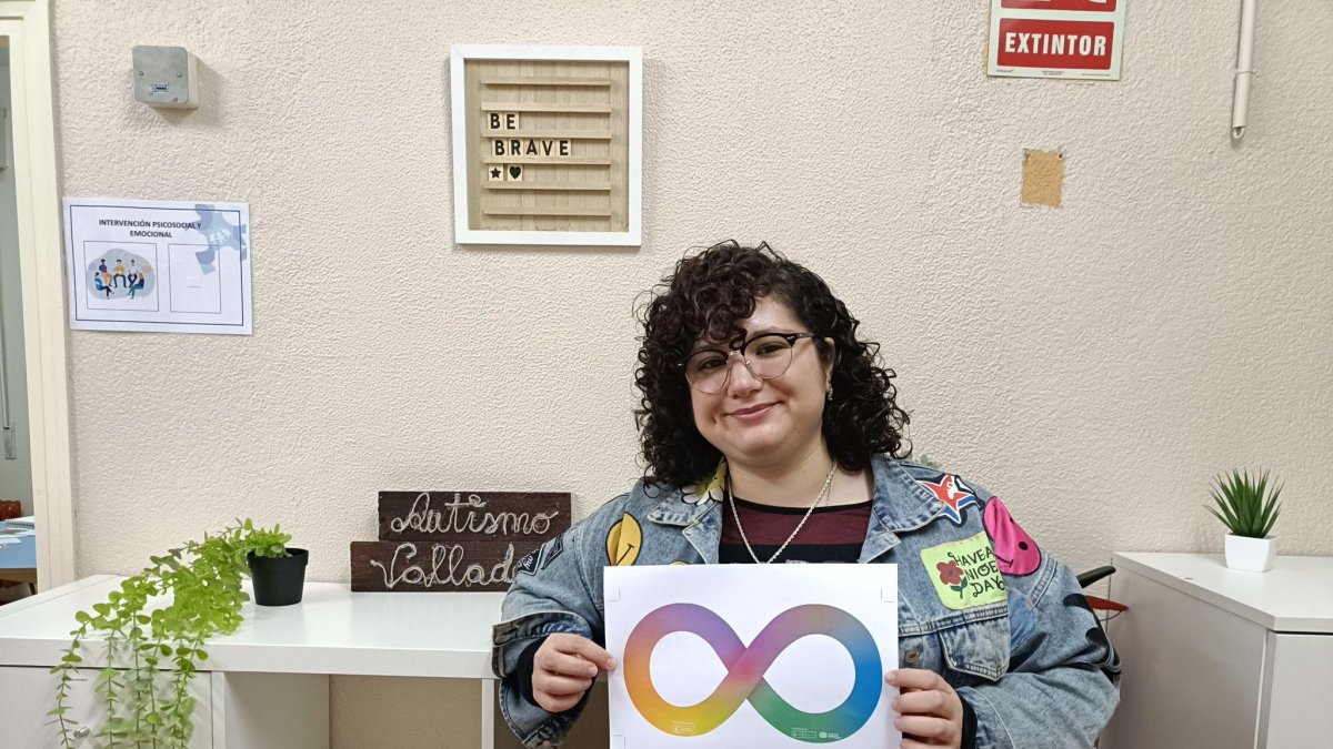 Sofía Mediavilla, una joven vallisoletana con autismo de 27 años
