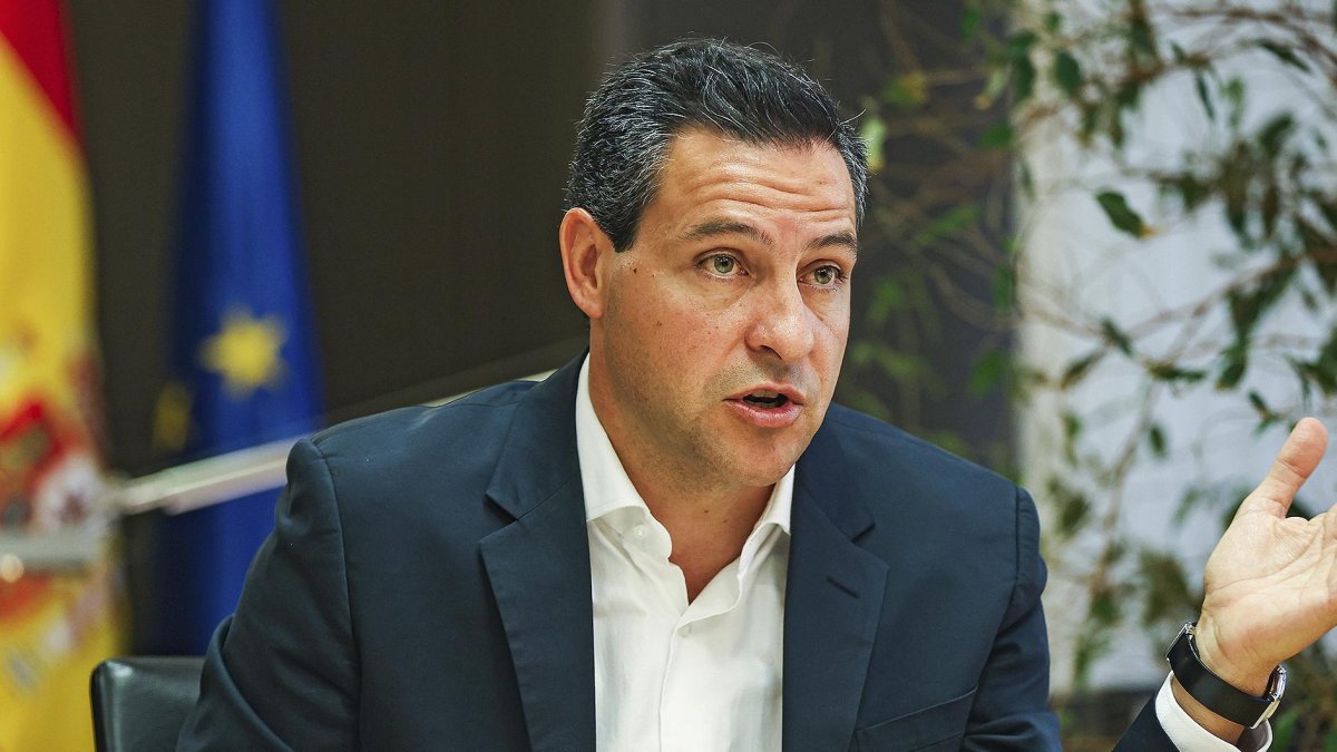 Raúl de la Hoz, portavoz del PP en las Cortes y candidato a las Elecciones Europeas