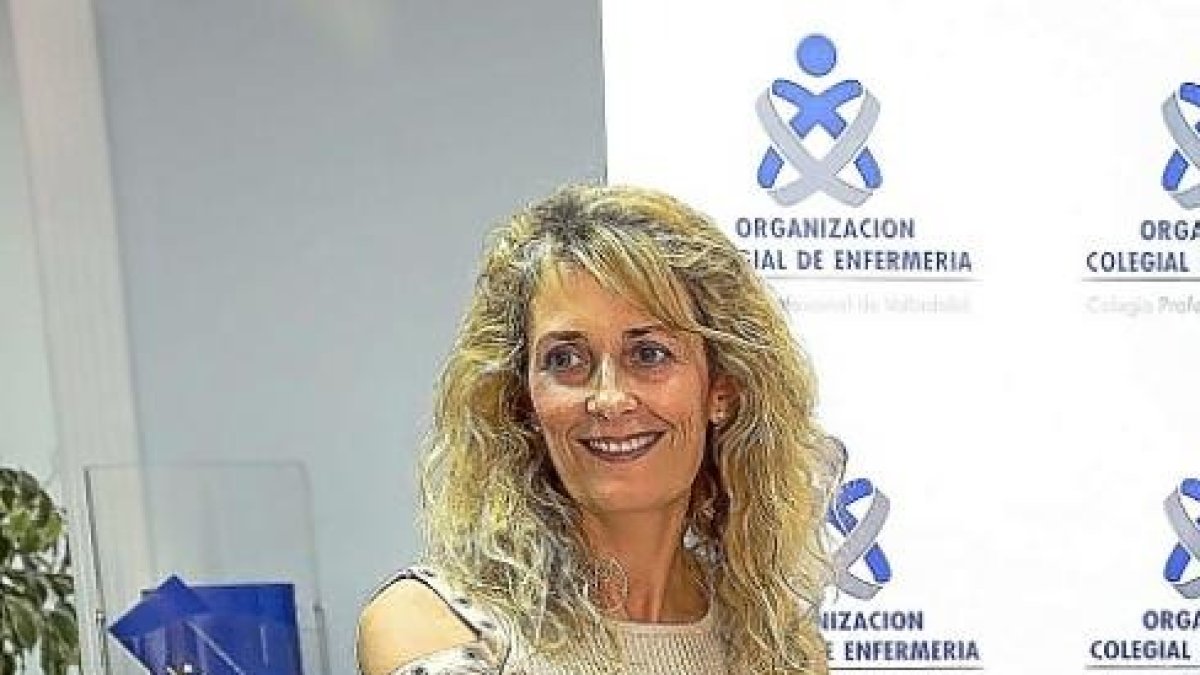 La presidencia del Colegio de Enfermería de Valladolid, Silvia Sáez.- EM