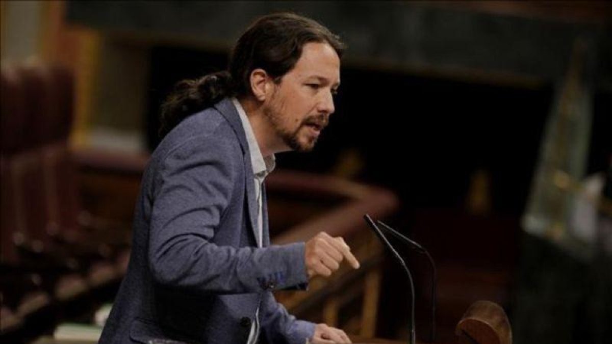 El líder de Podemos, Pablo Iglesias.-EL PERIÓDICO