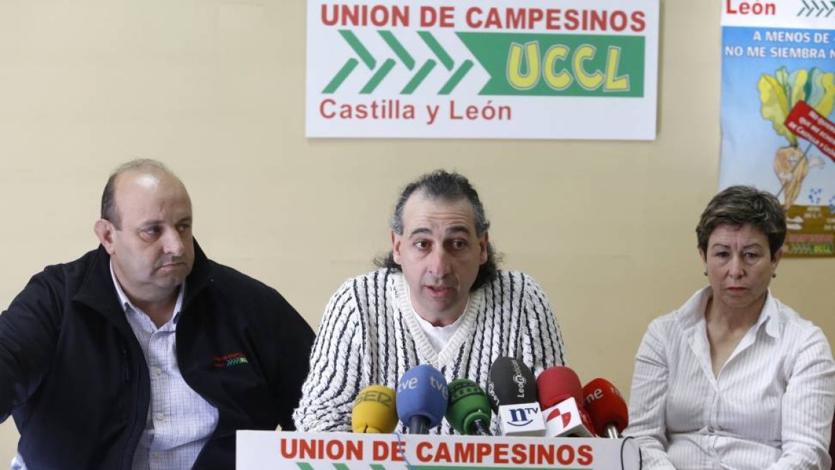 El secretario regional de la Unión de Campesinos de Castilla y León (UCCL), Jesús Manuel González-Ical