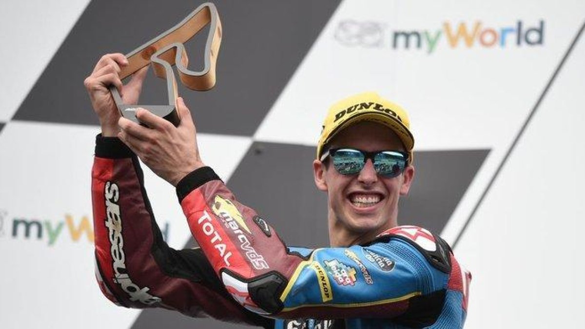 Àlex Márquez, segundo hoy, en Austria, más lider que nunca en el Mundial de Moto2.-AFP / VLADIMIR SIMICEK