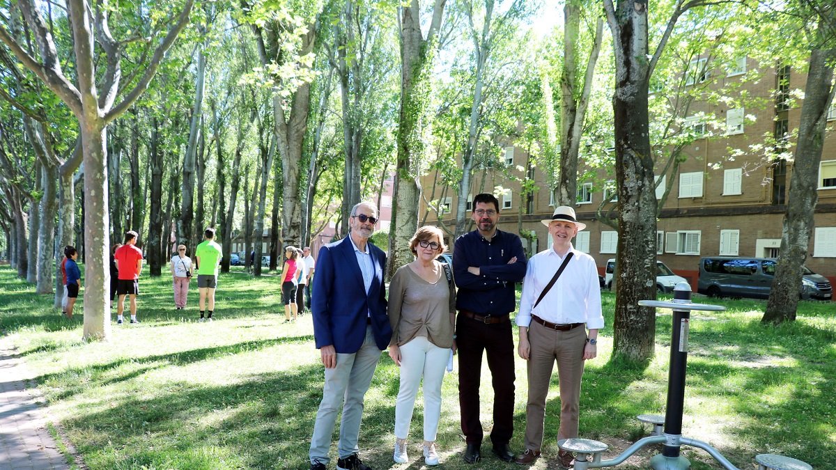 Puesta en marcha de las 'Rutas Saludables' del Ayuntamiento de Valladolid.- E. M.