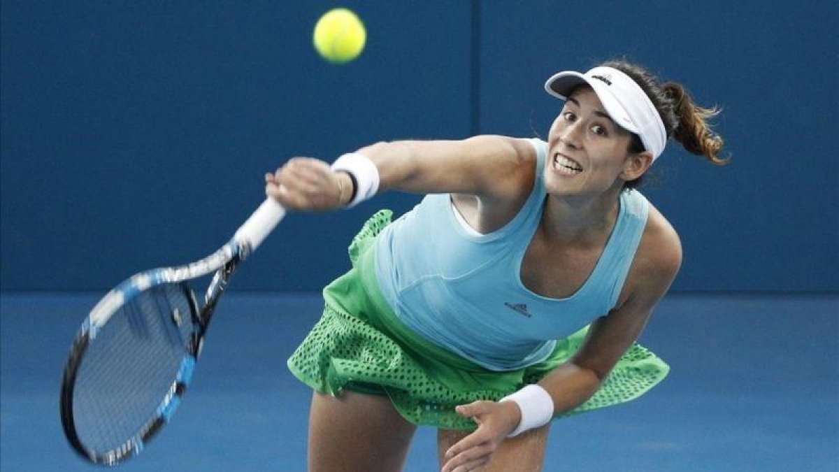 Muguruza ya está en semifinales, en Brisbane.-EFE / DAVE HUNT