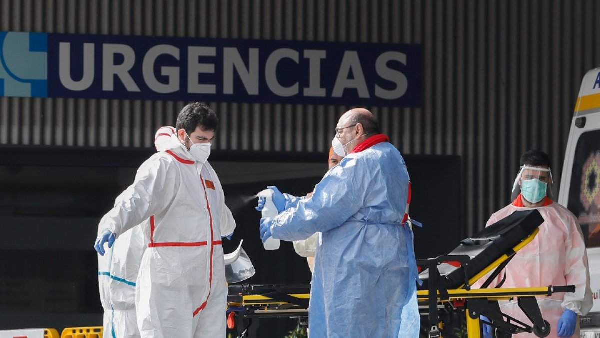 Hospital Clínico de Valladolid durante la pandemia del coronavirus. - JUAN MIGUEL LOSTAU