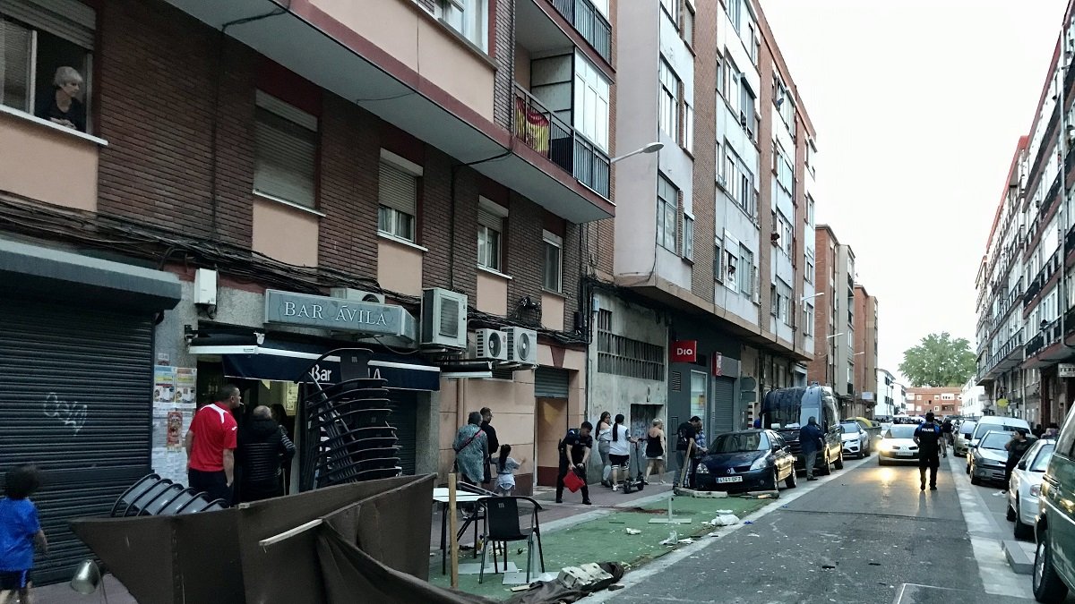 Atropello en la calle Águila de Valladolid. ICAL