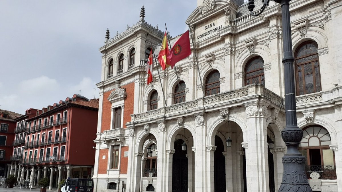Fachada del Ayuntamiento de Valladolid en una imagen de archivo. -E. M