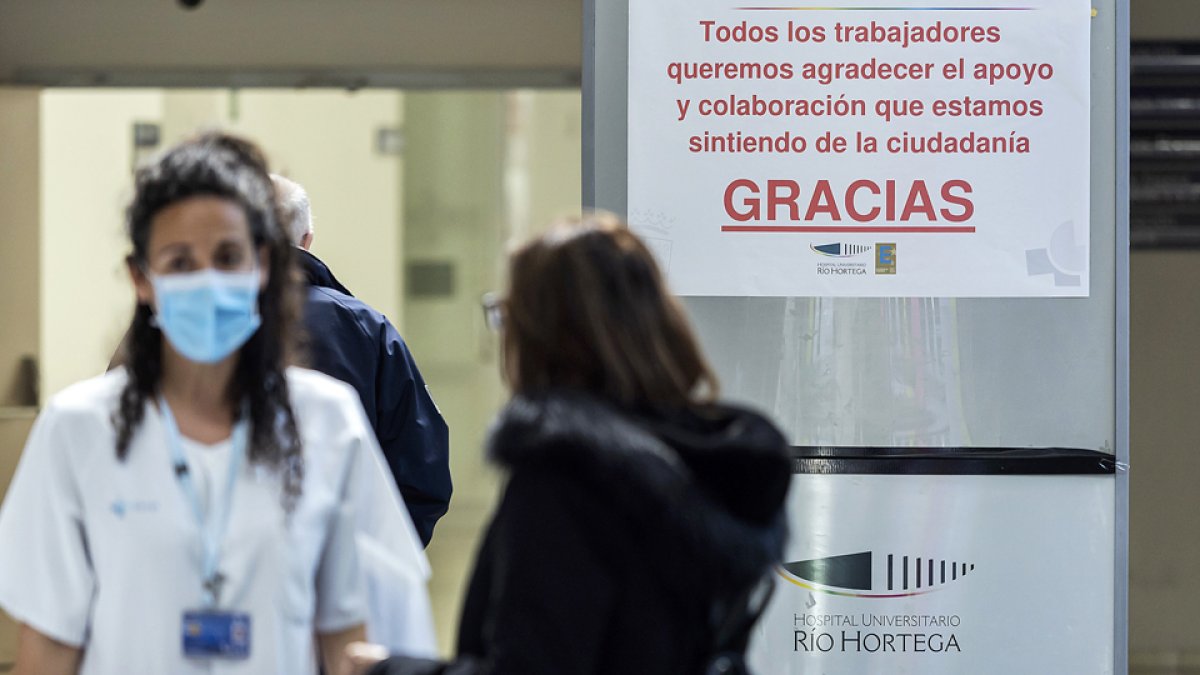 Hospital Río Hortega de Valladolid durante la pandemia del coronavirus.- PHOTOGENIC/PABLO REQUEJO