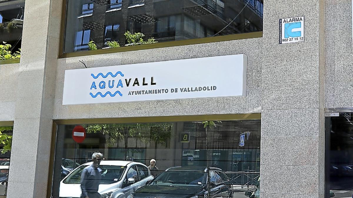 Oficina de Aquavall, la entidad pública que gestiona el suministro de agua en Valladolid.- E. M.