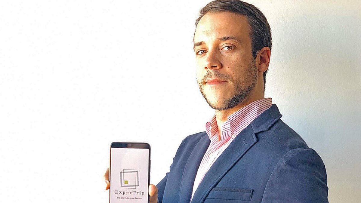 Juan Hernández, creador de la plataforma digital Expertrip. EL MUNDO