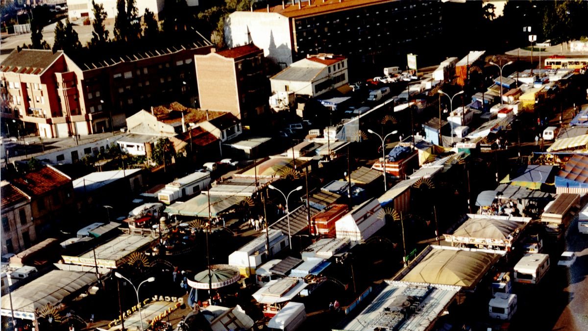 Antiguo Real de la Feria en el barrio de La Rubia en 1991