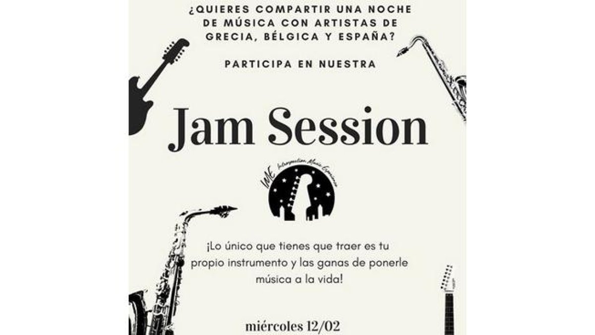 Cartel del Jam Session. - Intras.es