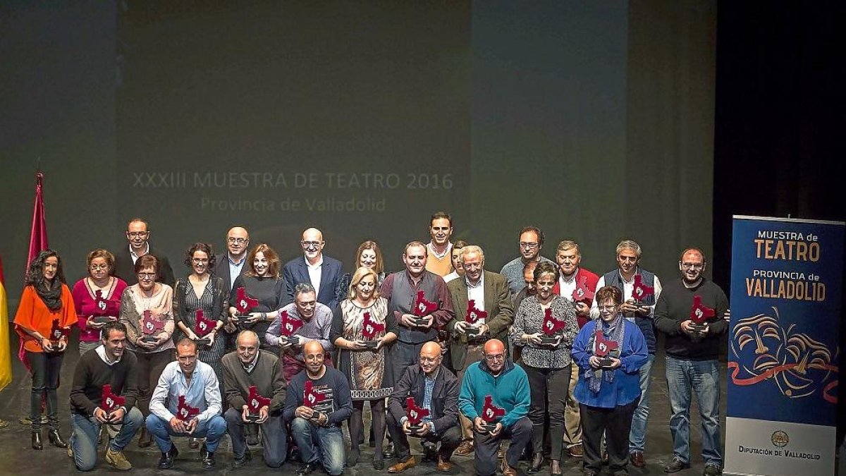 Entrega de premios durante una muestra pasada.-E. M.