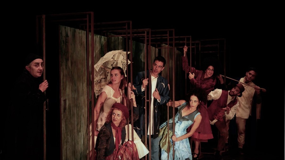 El elenco de ‘El Avaro’, de Atalaya Teatro