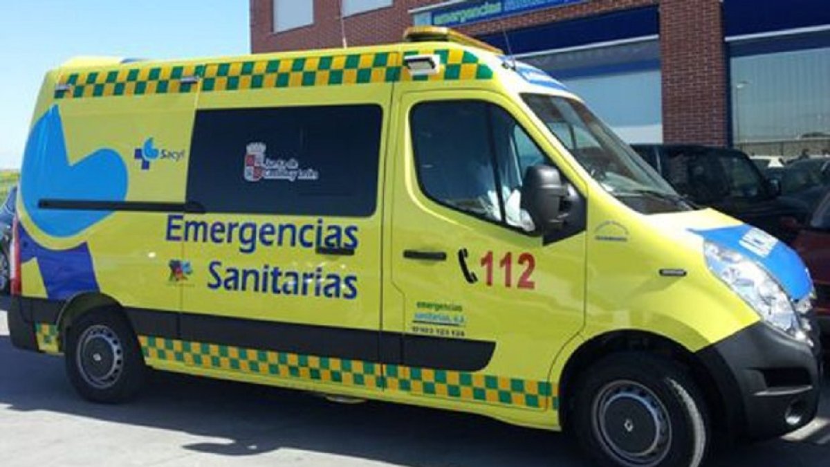 Ambulancia de Sacyl. E. M.