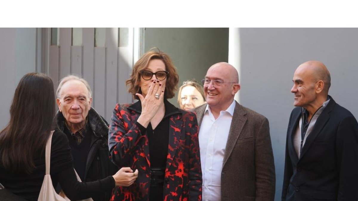 Sigourney Weaver a su llegada al teatro Carrión de Valladolid.- PHOTOGENIC