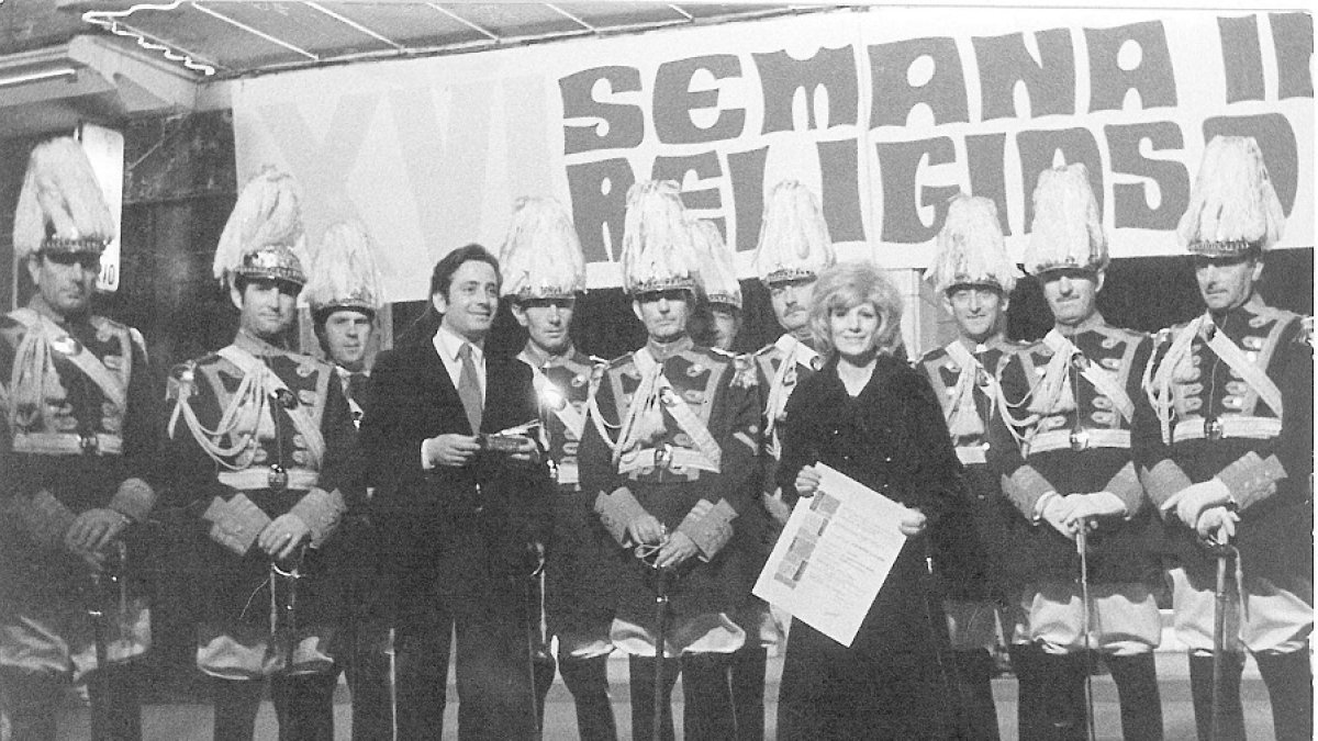 Concha Velasco, en los 60, cuando era aún la Semana de Cine Religioso y de Valores Humanos. | ARCHIVO MUNICIPAL