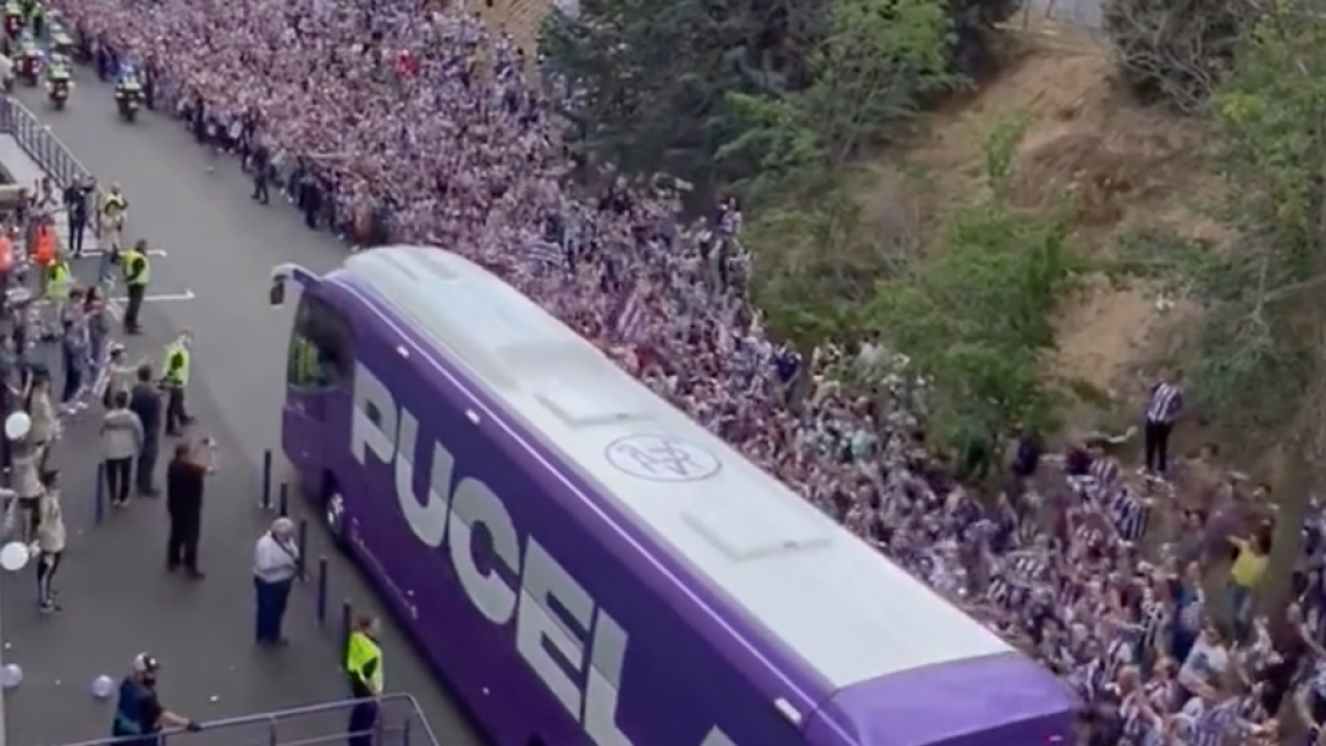 El Real Valladolid ya está en Zorrilla. / RV