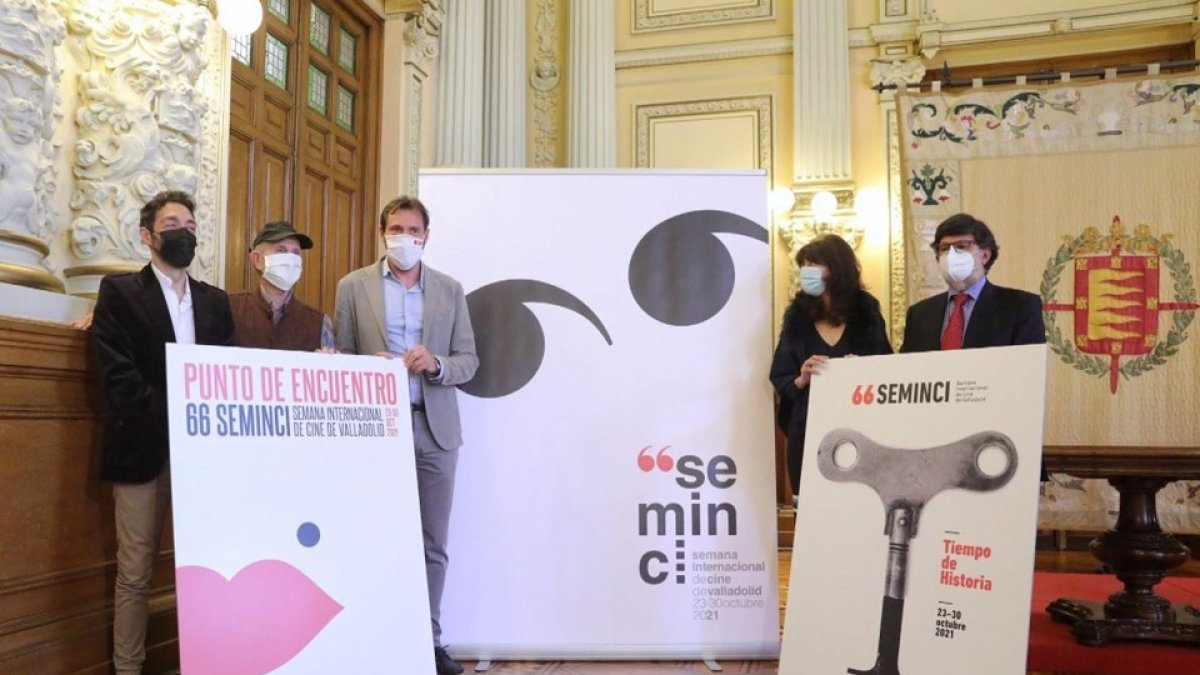 Presentación de los carteles de la 66 edición de la Semana Internacional de Cine de Valladolid. - SEMINCI