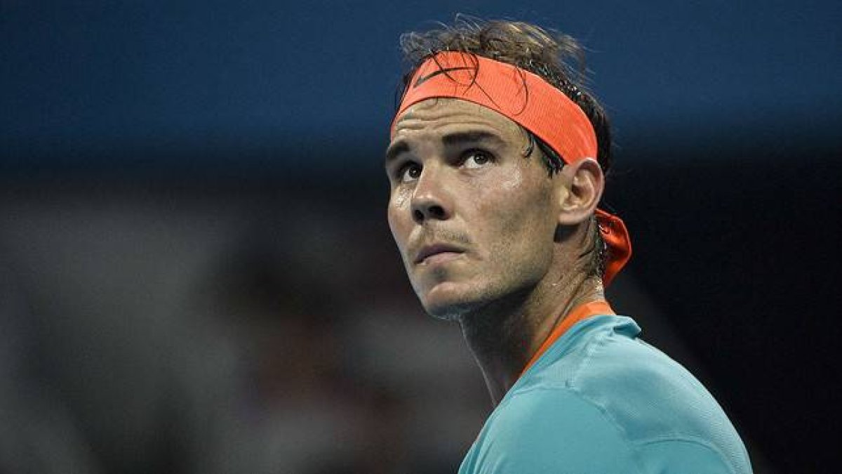 Rafael Nadal, durante el partido de cuartos de final del torneo de Pekín contra Martin Klizan, el viernes pasado.-Foto: AFP / FRED DUFOUR