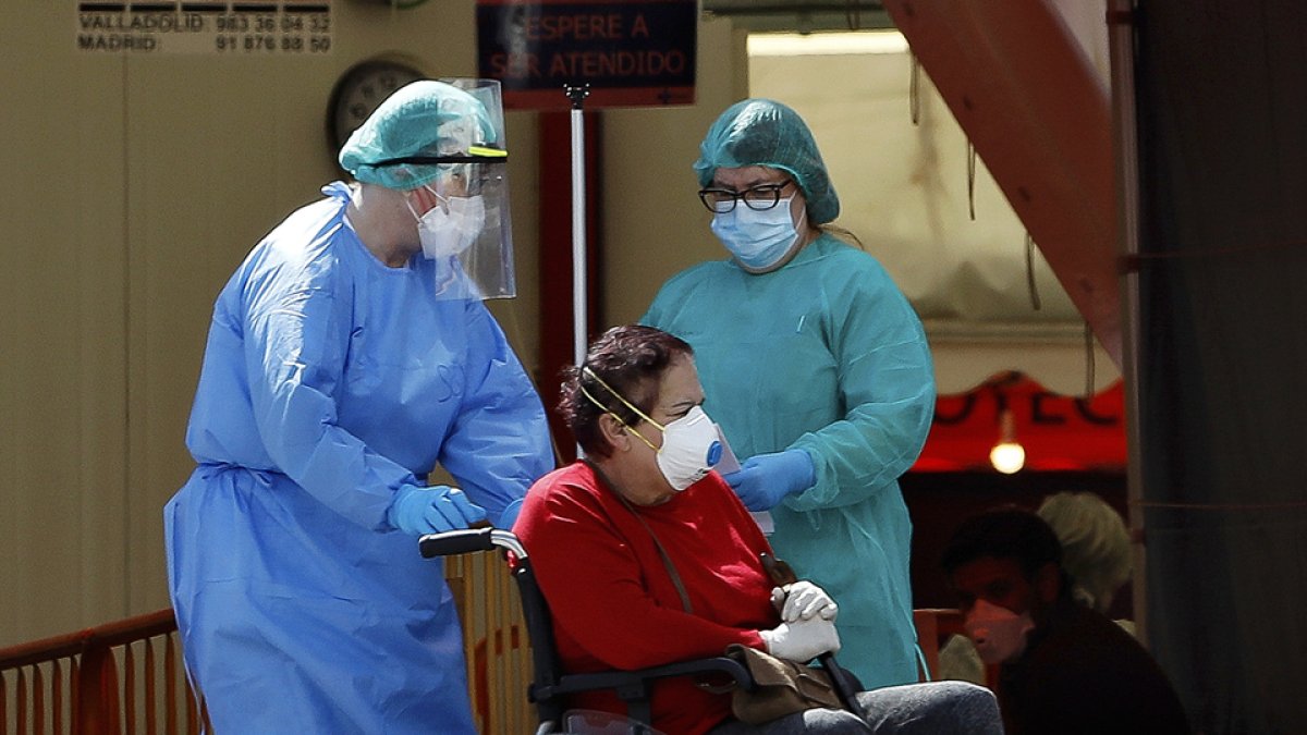 Hospital Clínico de Valladolid durante la pandemia. - JUAN MIGUEL LOSTAU