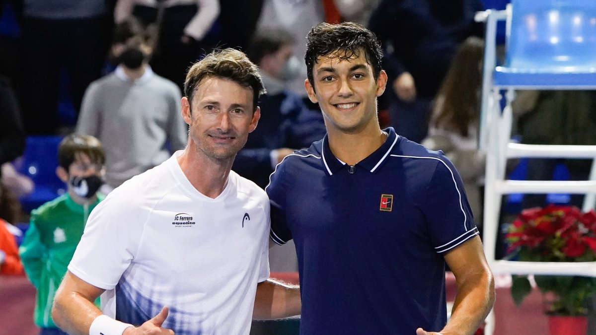 Ferrero y Rincón antes del encuentro. / LOSTAU