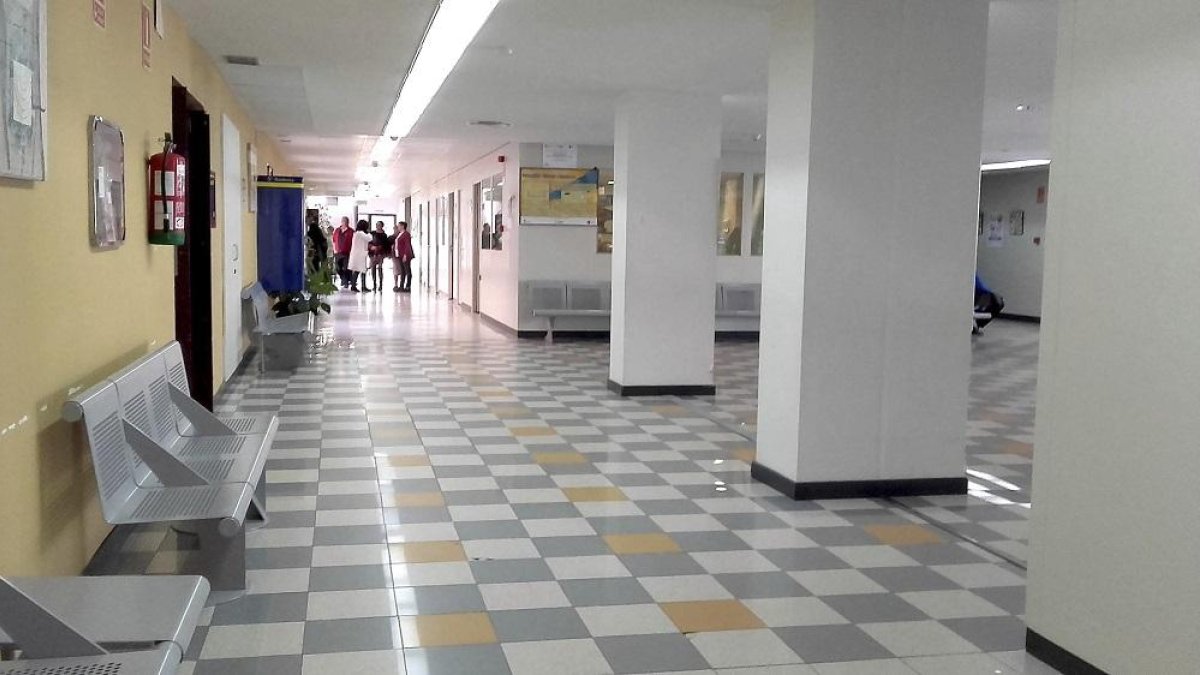 Interior del Hospital Comarcal de Medina del Campo, que atiende a seis zonas básicas de salud del sur de la provincia de Valladolid.-SGC