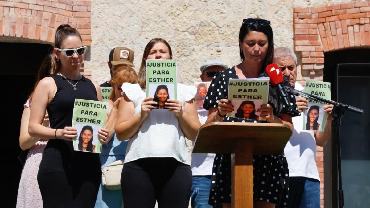 Concentración en Traspinedo para exigir justicia para Esther López en una foto de archivo. PHOTOGENIC