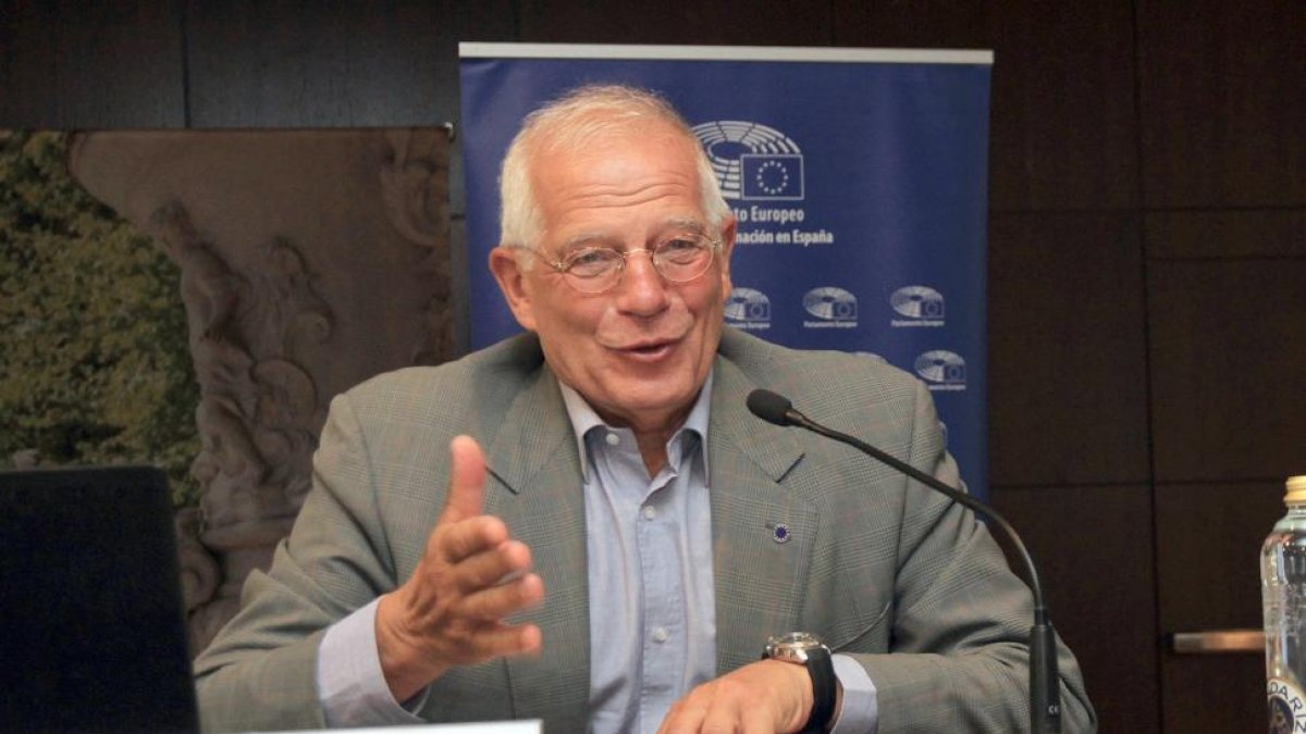 El expresidente del parlamento europeo Josep Borrell clausura el curso de verano de la Universidad Politécnica de Madrid '30 años de España en la UE'-ICAL