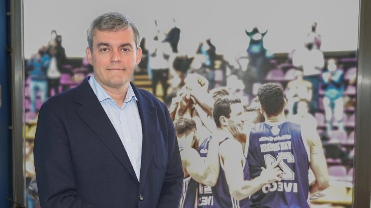 Lorenzo Alonso Nistal, presidente del Real Valladolid Baloncesto. / J. M. LOSTAU