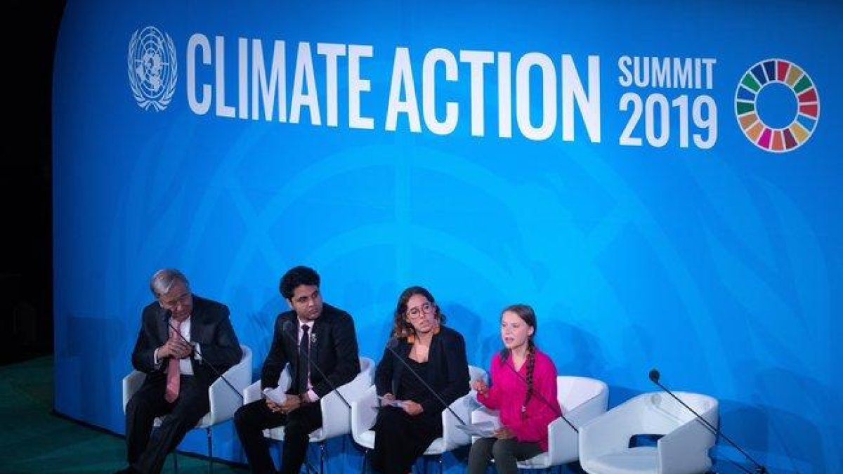 Este lunes comienza en Nueva York la cumbre del Clima de la ONU 2019. El objetivo de la cita es buscar compromisos para detener lo que ha sido calificado como una catástrofe ambiental.-EFE