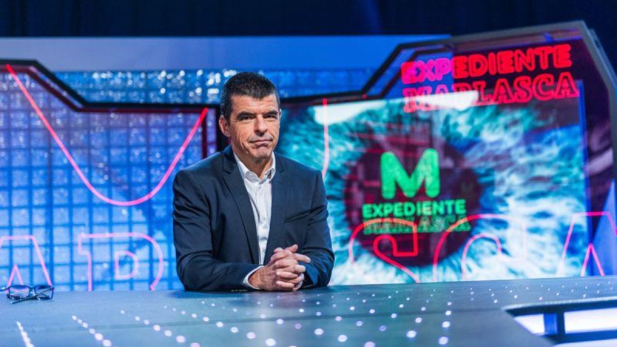 Manuel Marlasca, en el plató del nuevo programa de La Sexta Expediente Marlasca: historias de malos.-EL PERIÓDICO
