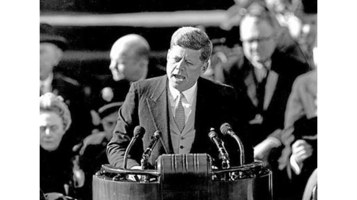 John Fitzgerald Kennedy, en un discurso en 1961.-AP
