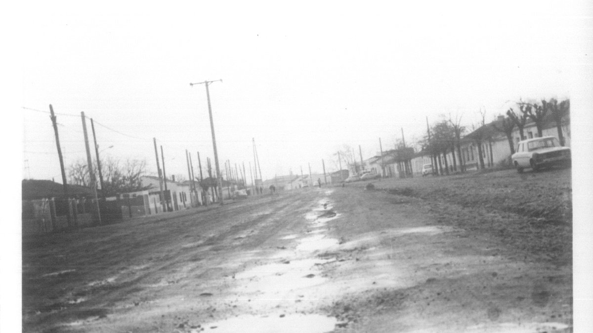 Vista general de la Cañada Real tras fuertes lluvias en 1953.- ARCHIVO MUNICIPAL VALLADOLID