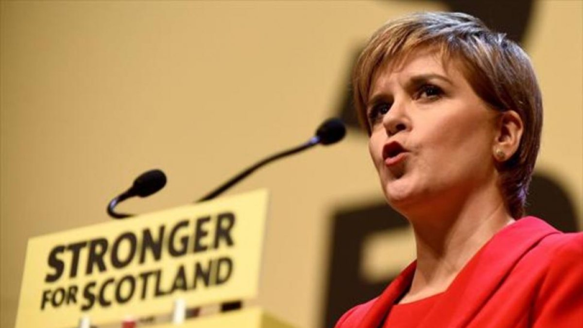 La primera ministra escocesa, Nicola Sturgeon-TWITTER