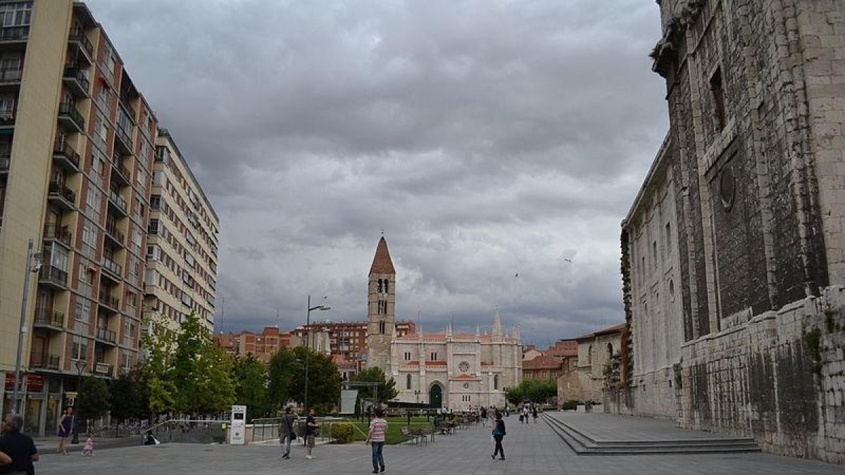 Imagen de archivo de la plaza de Portugalete.-
