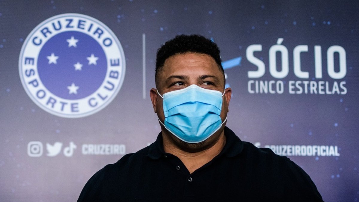 Ronaldo Nazario en una imagen difundida por el club carioca / Cruzeiro