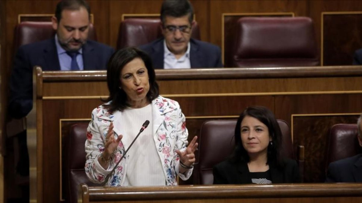 La portavoz parlamentaria de los socialistas, Margarita Robles, el pasado miércoles-JOSE LUIS ROCA
