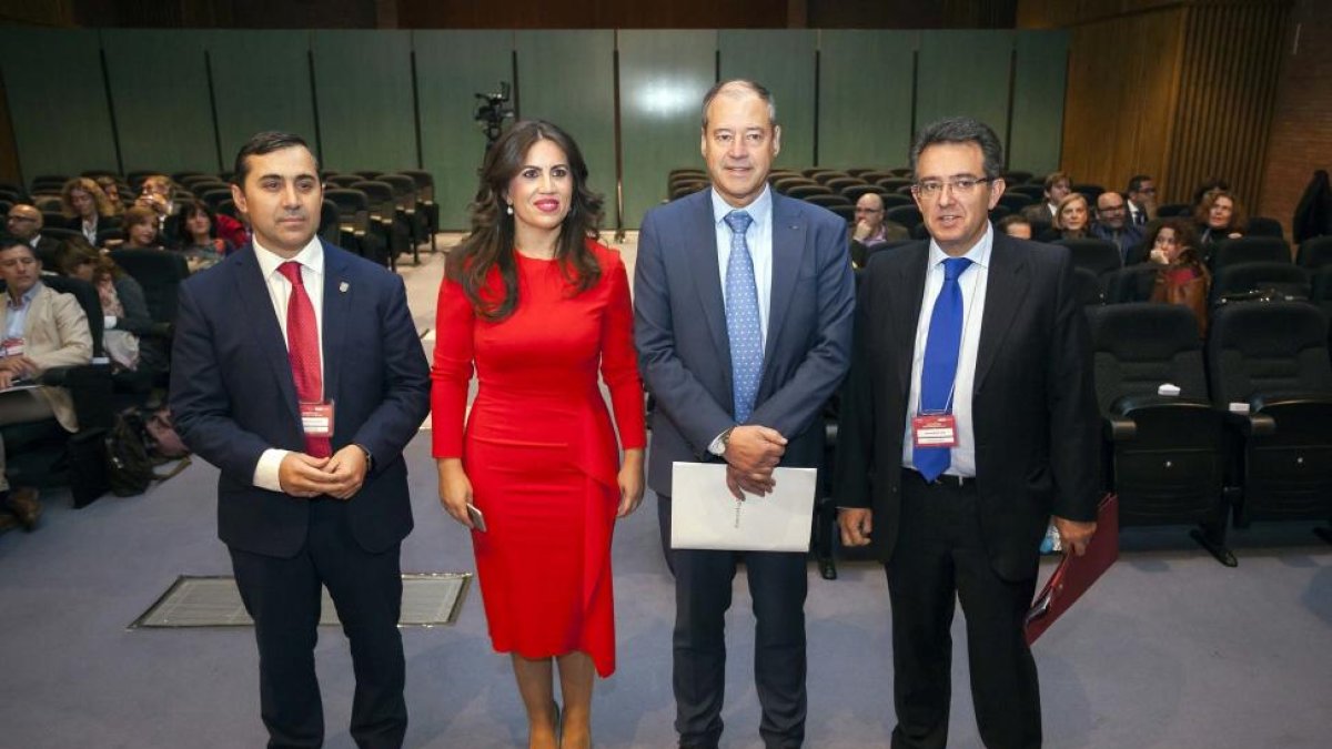 José Antonio Otero, Imelda Rodríguez, Salustiano Mato y Alfonso Murillo.-ICAL