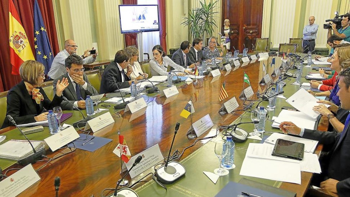 Reunión del Consejo Consultivo de Política Agrícola celebrado ayer.-ICAL