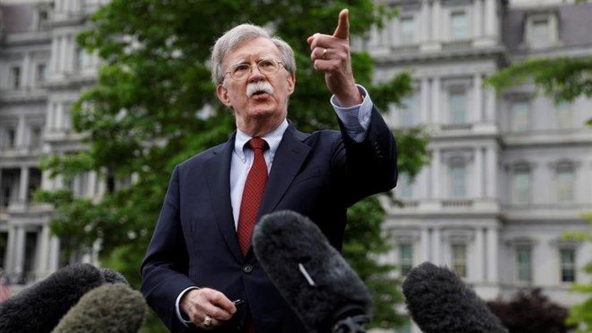 El asesor de seguridad nacional de EEUU, John Bolton.-KEVIN LAMARQUE (REUTERS)