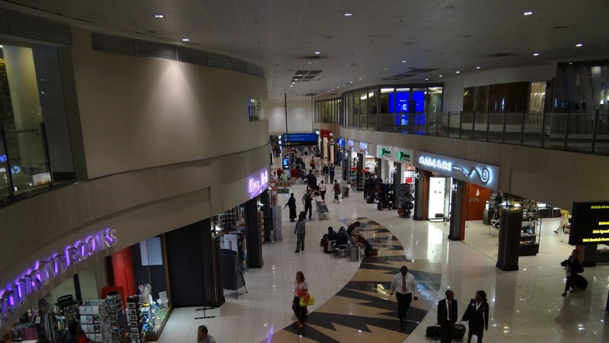 Aeropuerto de Johannesburgo. - EM