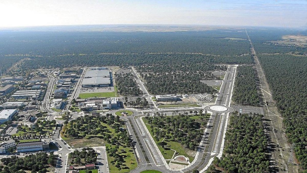 Vista aérea del Parque Tecnológico de Castilla y León, en la localidad vallisoletana de Boecillo.