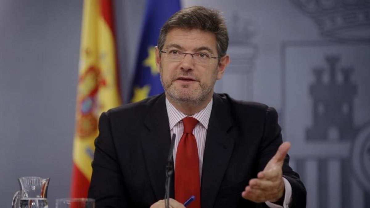 El ministro de Justicia, Rafael Catalá.-JOSE LUIS ROCA