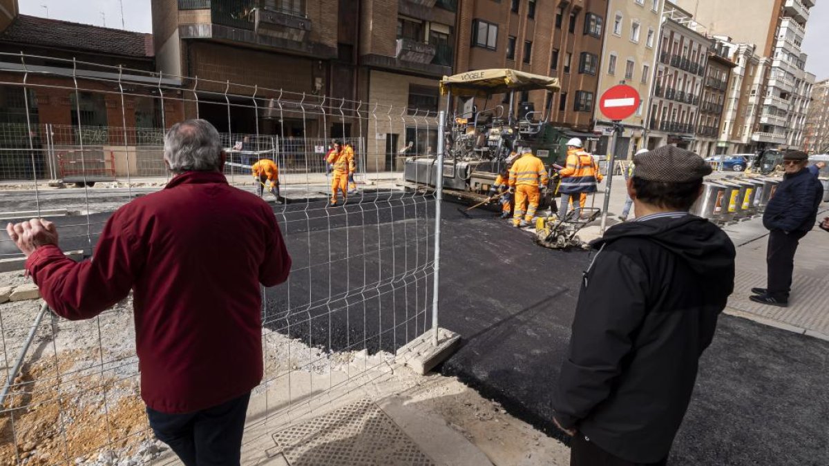 Obras en la calle Estación y el túnel de Panaderos en Valladolid.-PHOTOGENIC